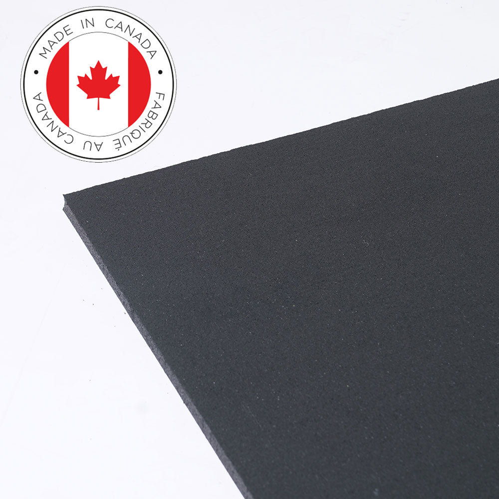 Gorilla 4' x 6' - 1/2" Rubber Floor - Black