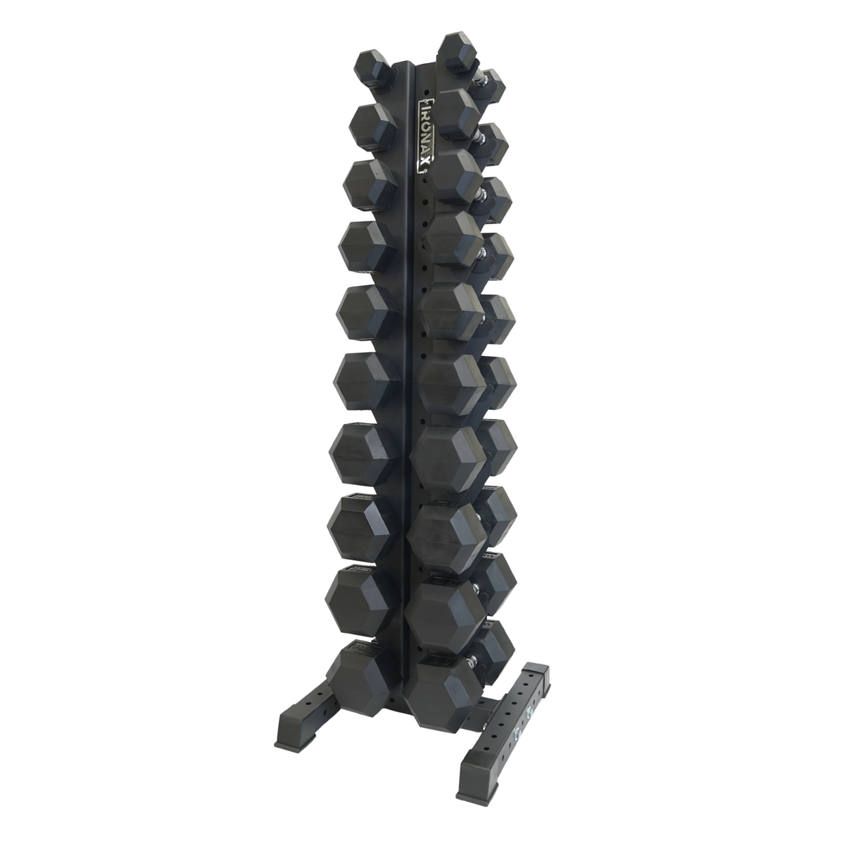 IRONAX 10 Pair Vertical Dumbbell Rack