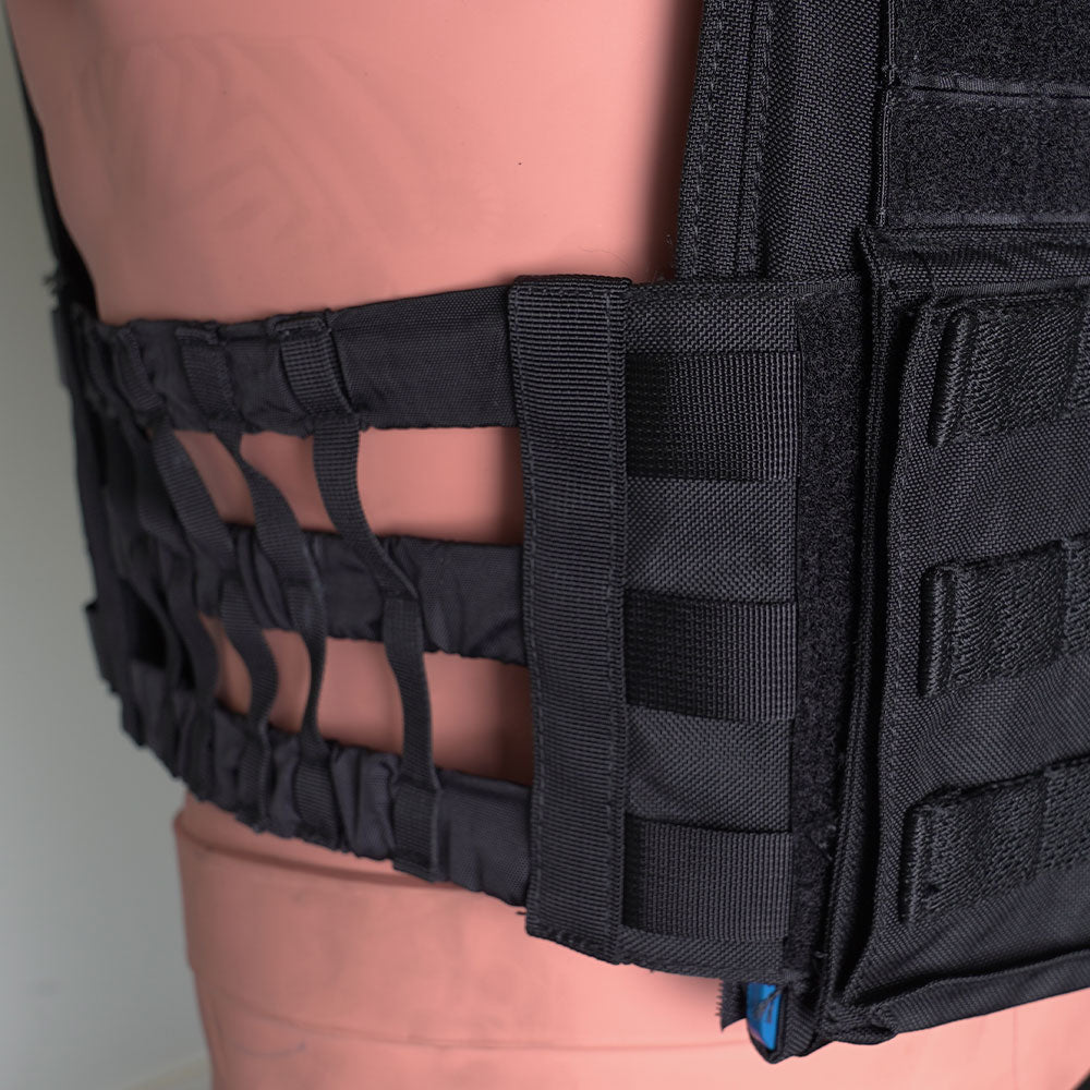 Gilet lesté tactique XM FITNESS - 40 lb - NOIR