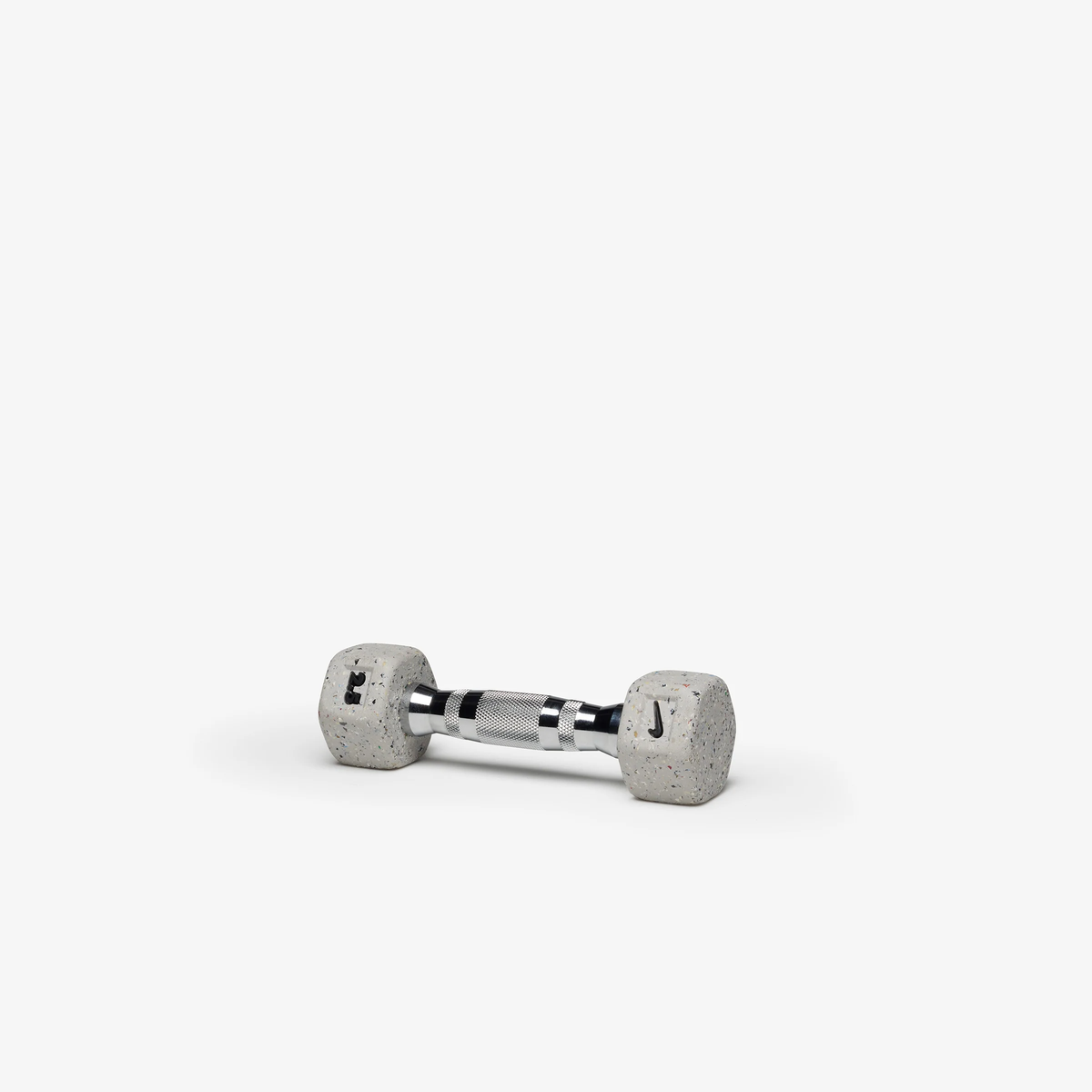 Nike Wolf Grey Dumbbell 2.5-22.5lbs Set with Rack
