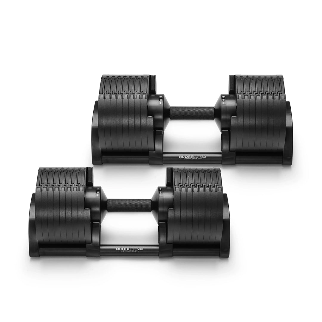 NUOBELL 580 Black - Adjustable Dumbbell Pair