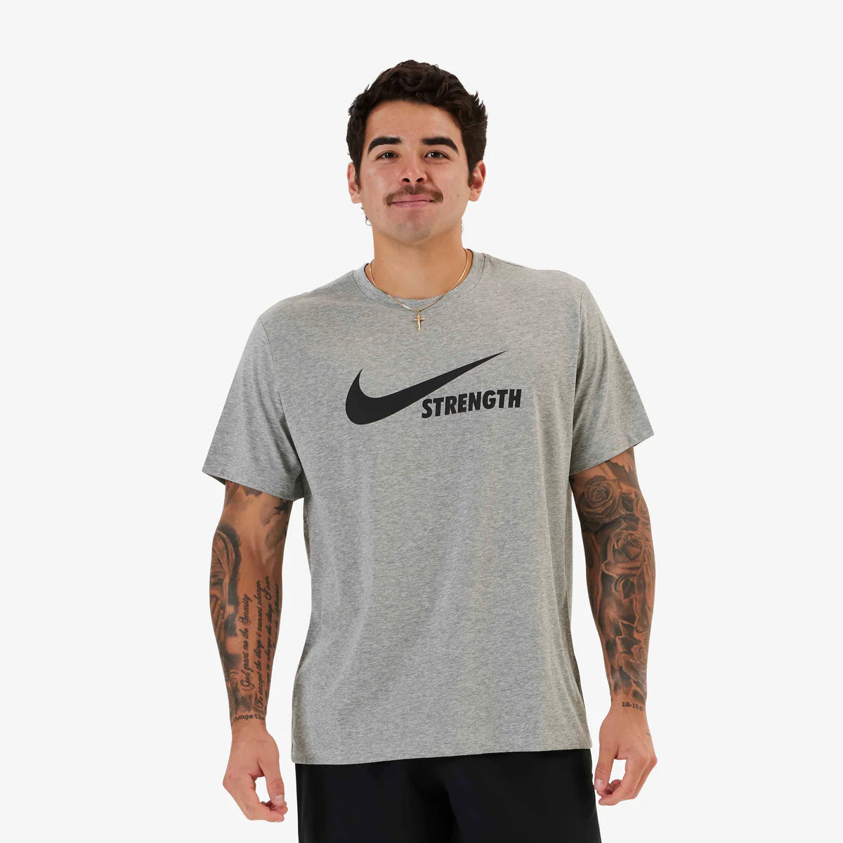 Nike Strength Dri-Fit Tee - Grey/Black