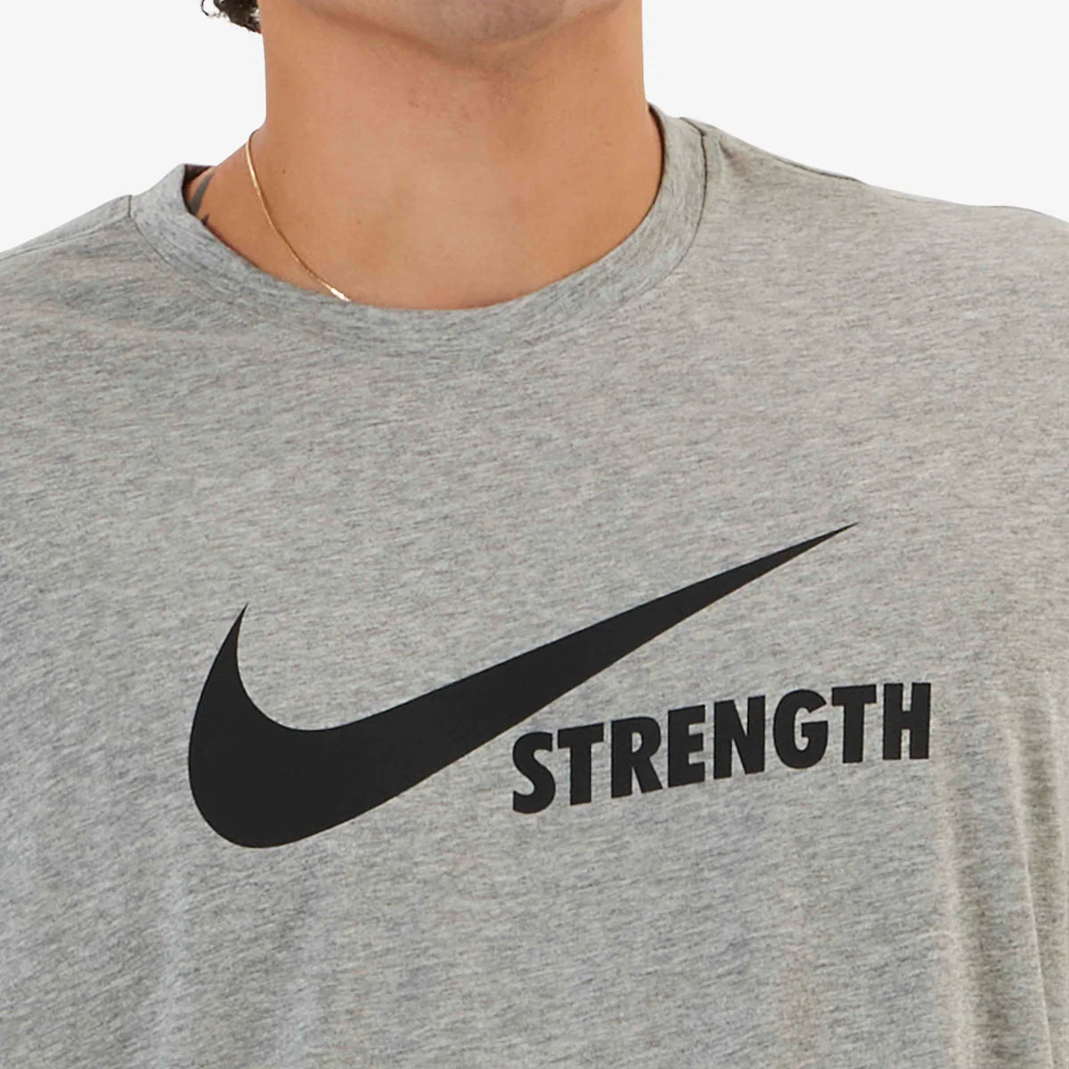 Nike Strength Dri-Fit Tee - Grey/Black