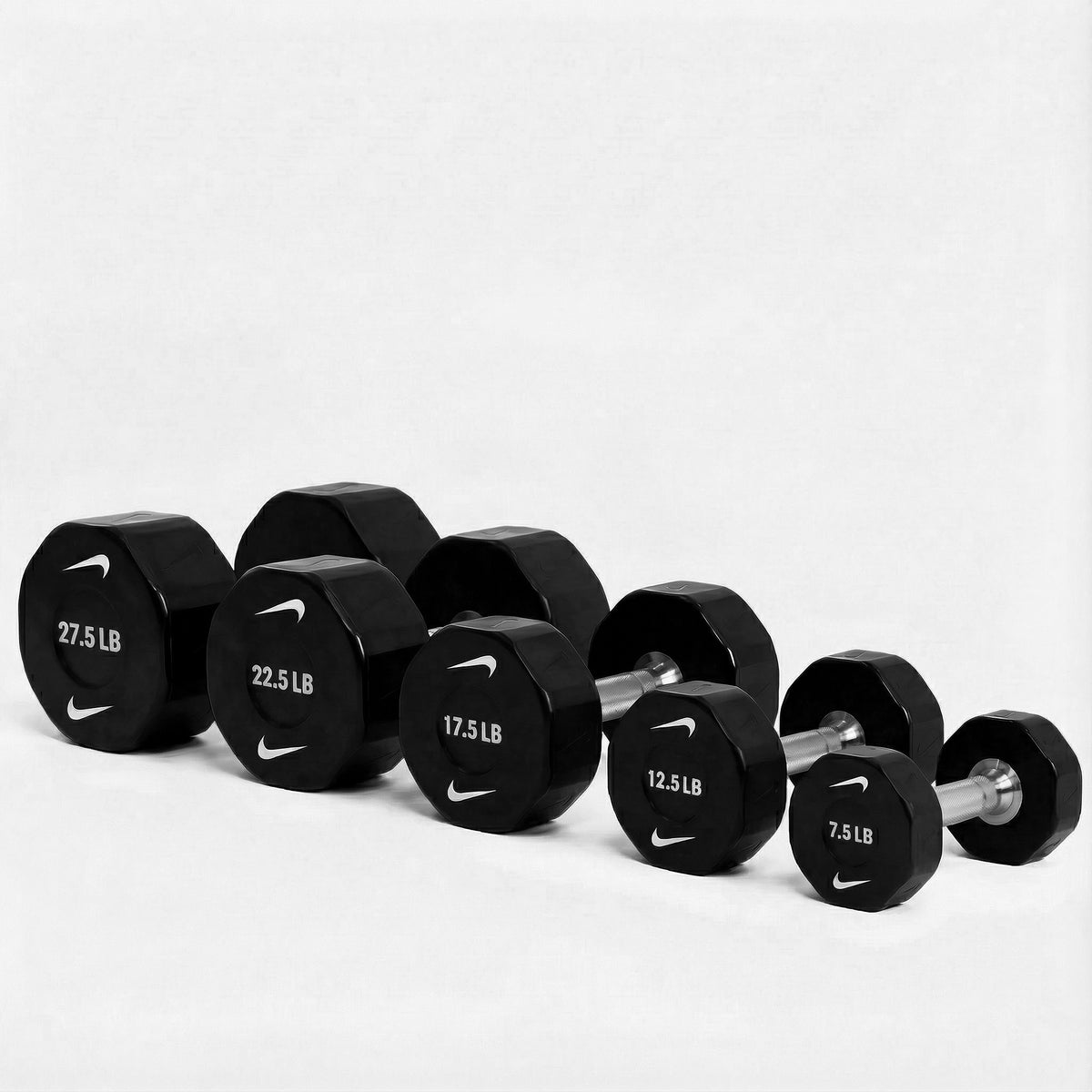 Nike Strength Pro Urethane Dumbbell 7.5-27.5LB Increment Set
