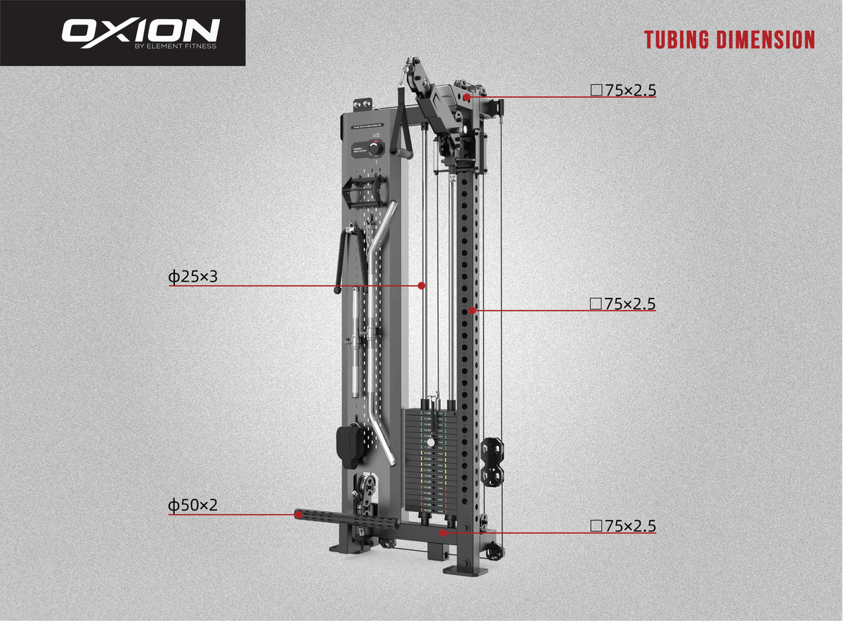 Element Oxion - 1 Pro Wall Mounted Functional Trainer Rack