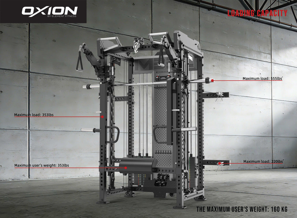 Element Oxion - 7 Pro All in One Functional Trainer Free Standing Kit