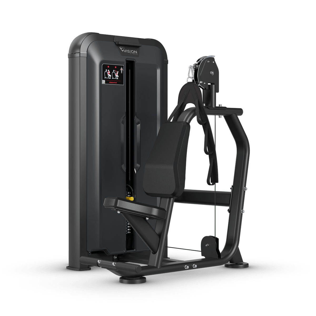 Vision Fitness - Keystone SL53 Abdominal with REP Counter and Increment Weight