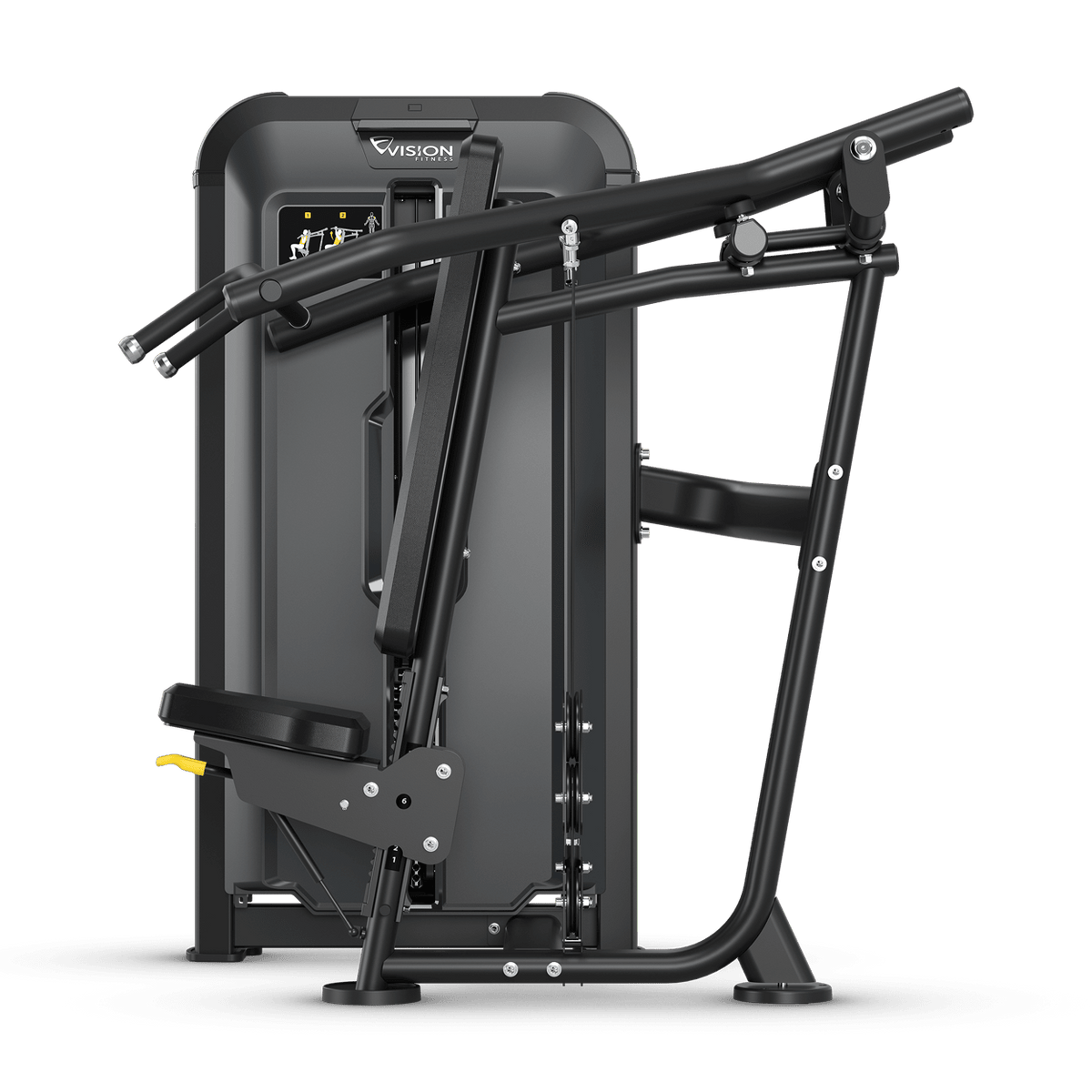 Vision Fitness - Keystone SL23 Converging Shoulder Press with Rep Counter, Increment Weight, and Counter Balance