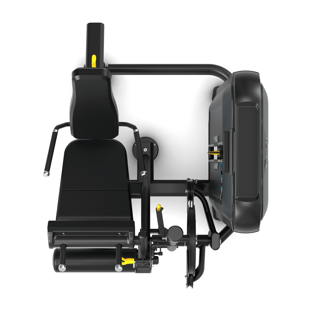 Vision Fitness - Keystone SL711 Leg Extension / Leg Curl avec compteur de répétitions et incréments de poids