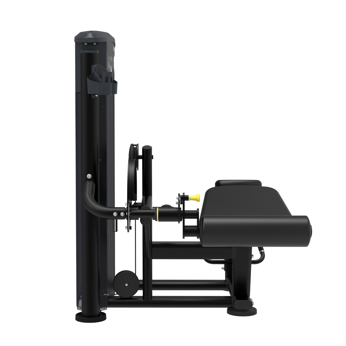 Element Fitness - 9521 Vertical Leg Curl Machine MERCURY BLACK 235lbs