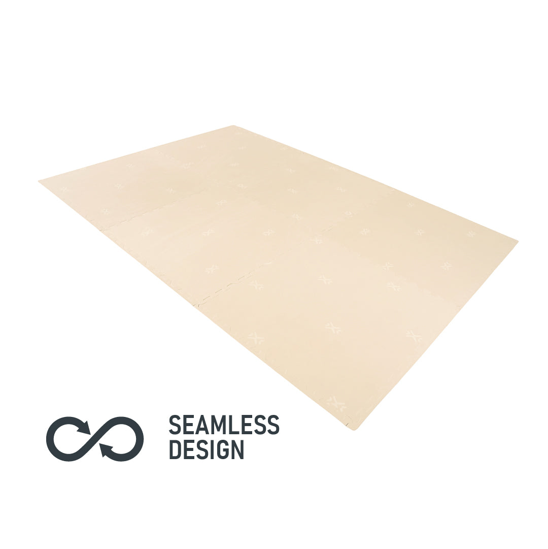 Flow - Premium Foam Flooring 24" x 24" x 14mm - Willow Suede (6 Pack)