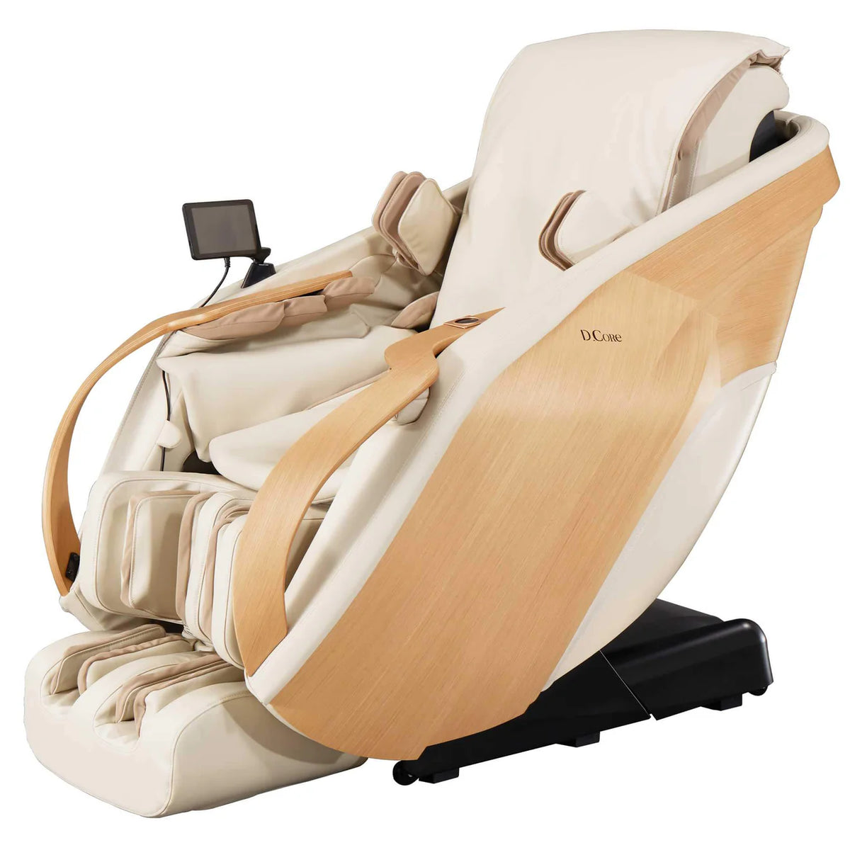 DCore 2 - Fauteuil de massage ultra-premium fabriqué au Japon avec panneaux latéraux en chêne