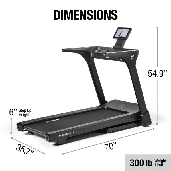 Inspire Series - T4S Treadmill with 10" Console