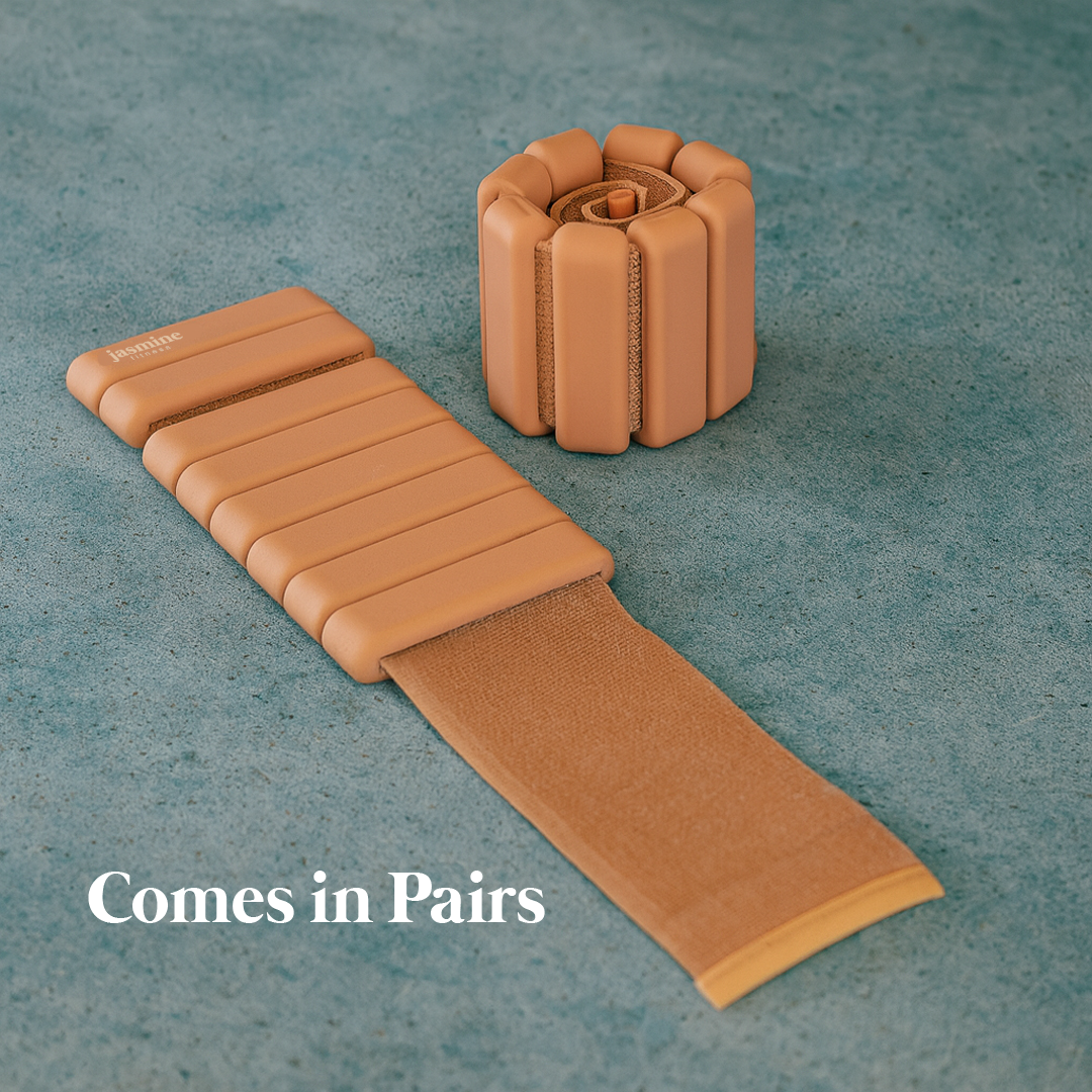 Jasmine Fitness - Bracelets lestés - Argile 2lbs (PAIRE)