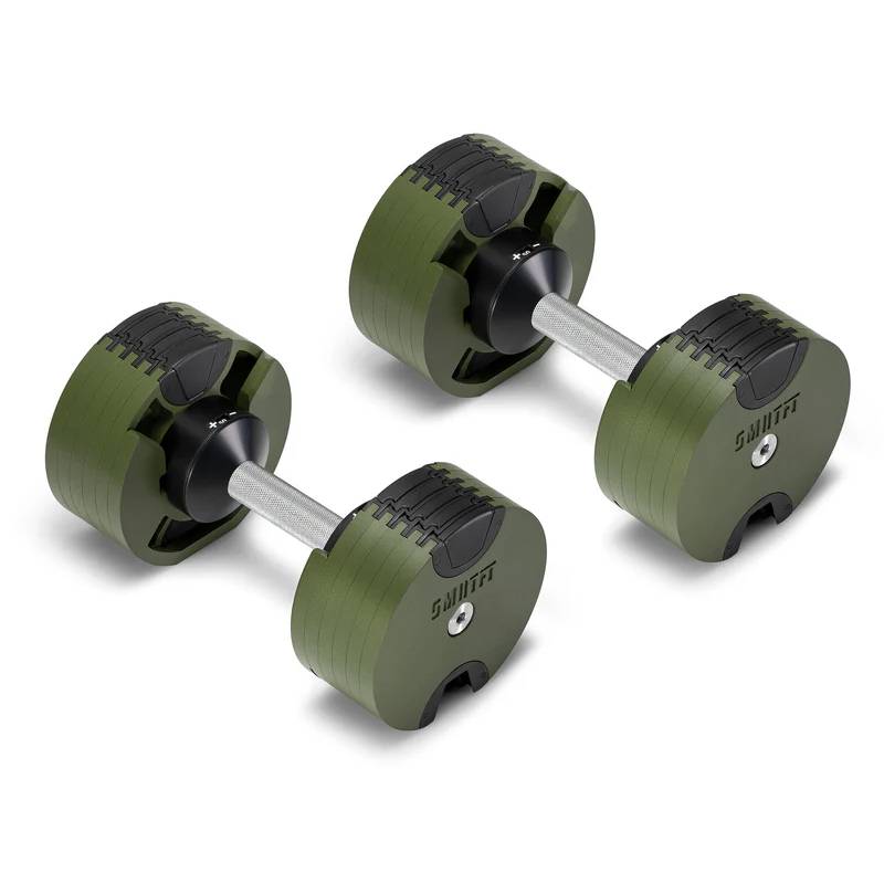NUOBELL 550 Green - Adjustable Dumbbell Pair