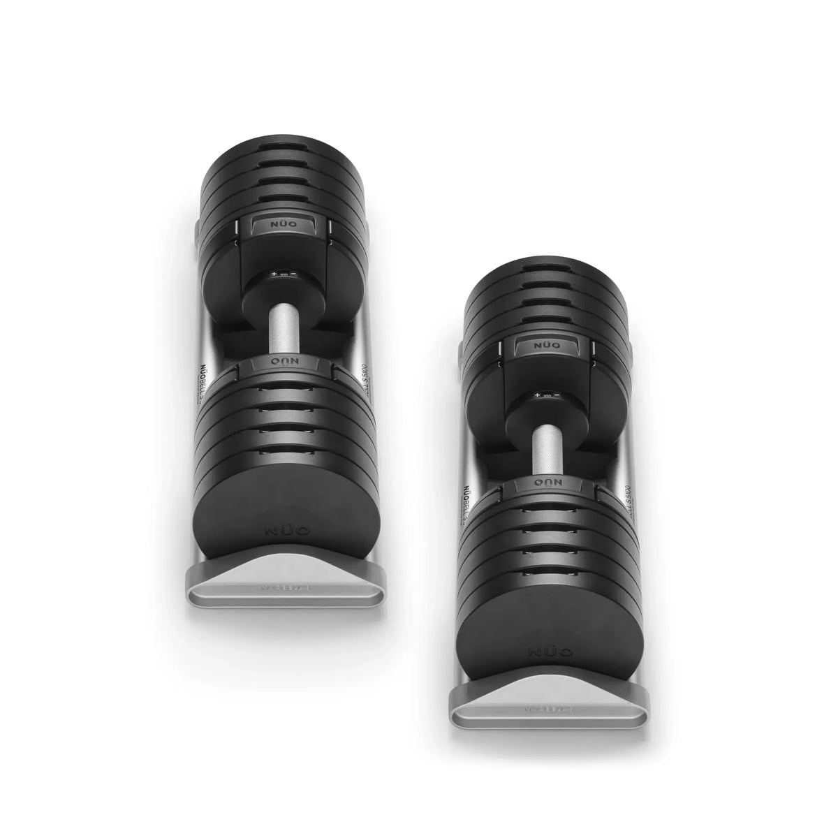 NUOBELL S 5100 Argent - Paire d'haltères ajustables
