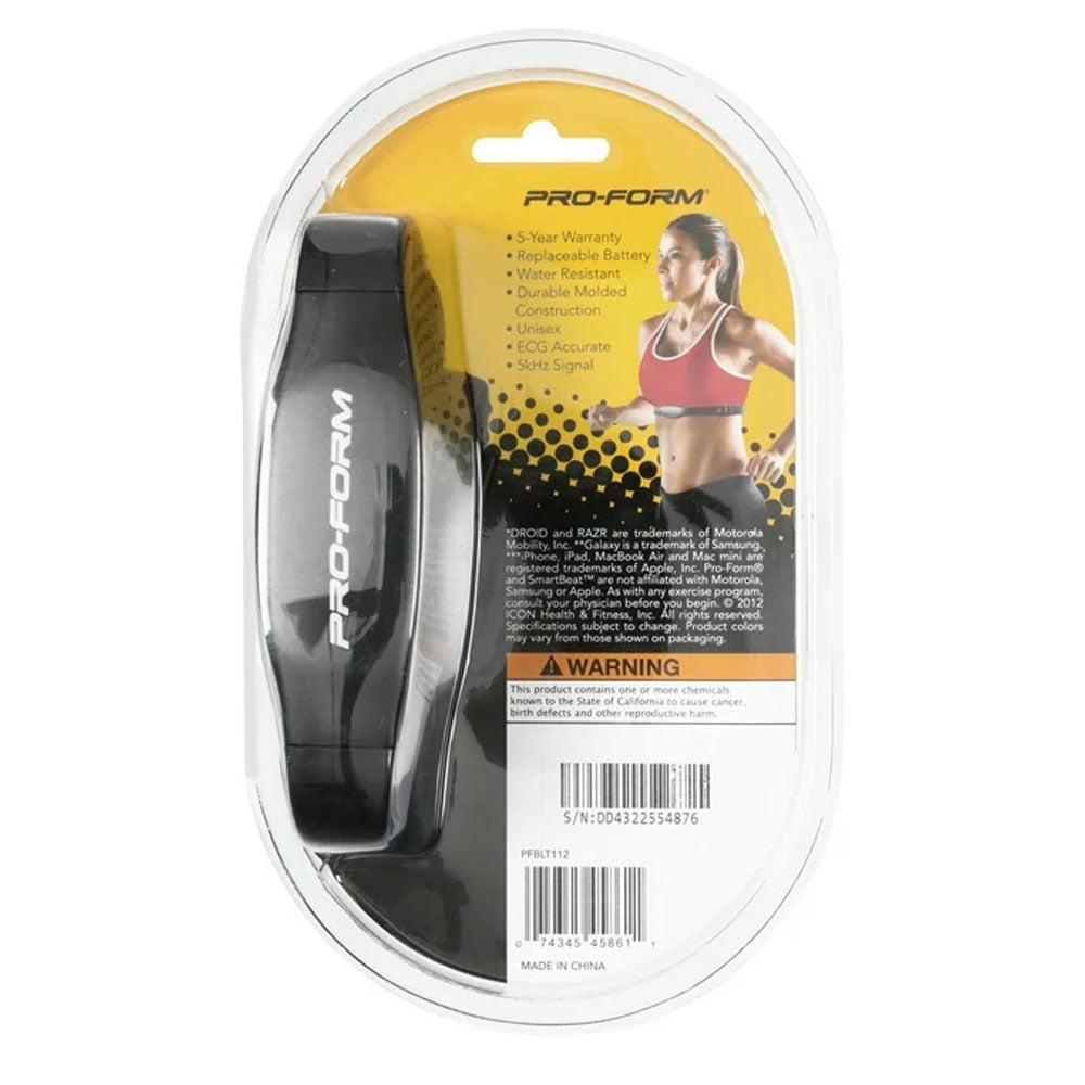 Sangle Bluetooth Pro-Form® Smart Beat flexible avec moniteur de fréquence cardiaque