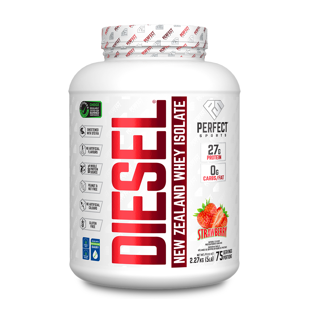 ISOLAT DE PROTÉINES DE WHEY DIESEL® - SAVEUR FRAISE