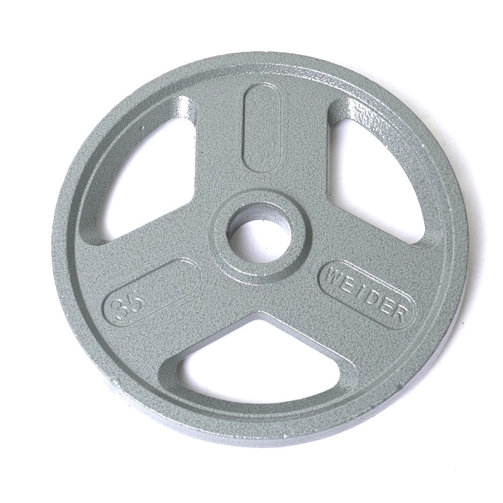 Weider - Disque de poids olympique Hammertone 35 LB - Gris