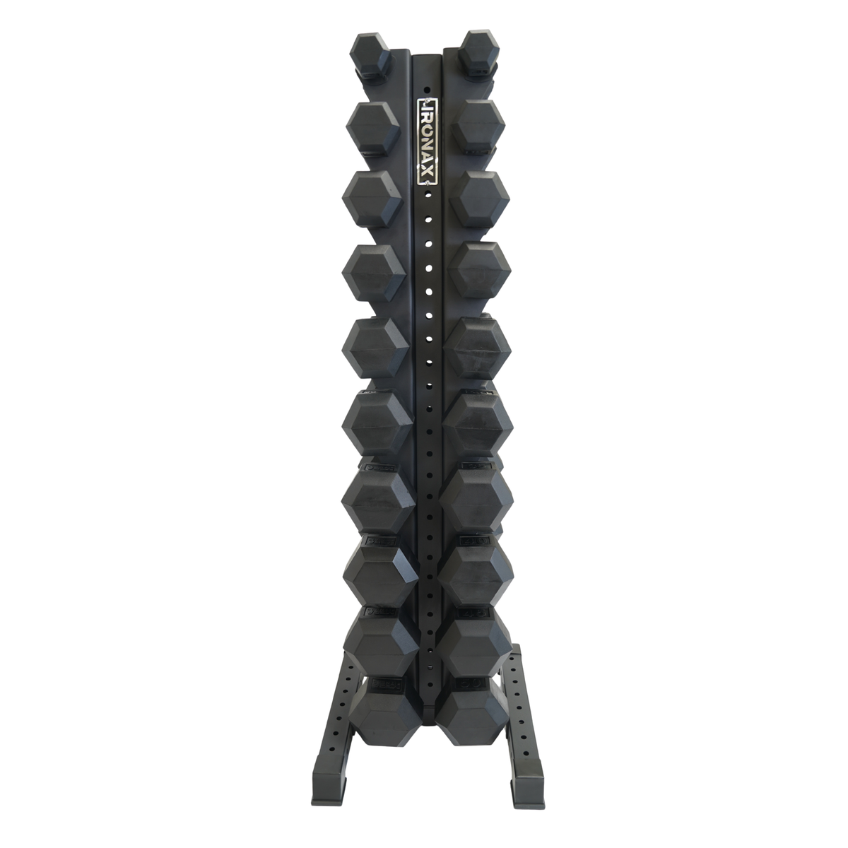IRONAX 10 Pair Vertical Dumbbell Rack