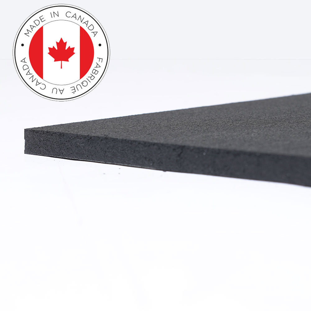 Gorilla 4' x 6' - 1/2" Rubber Floor - Black