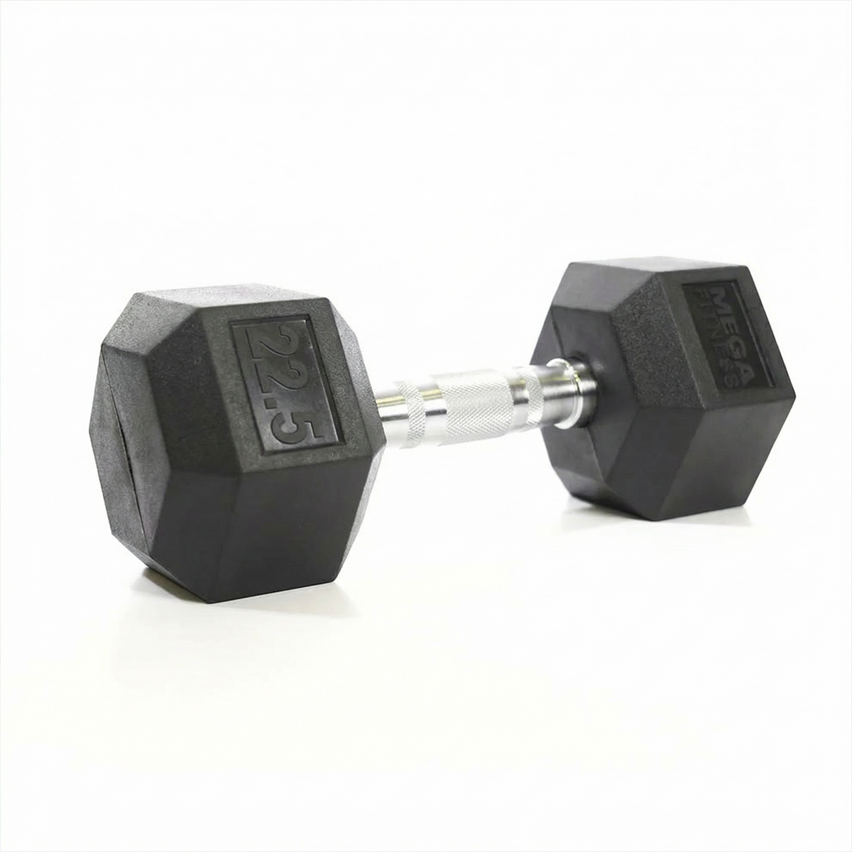 Mega Fitness - Rubber Hex Dumbbell 22.5lbs