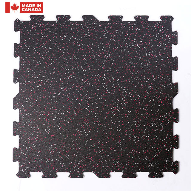 Gorilla 2 x 2 8mm Interlocking Rubber Tile - Canada - Single or 12 Pack