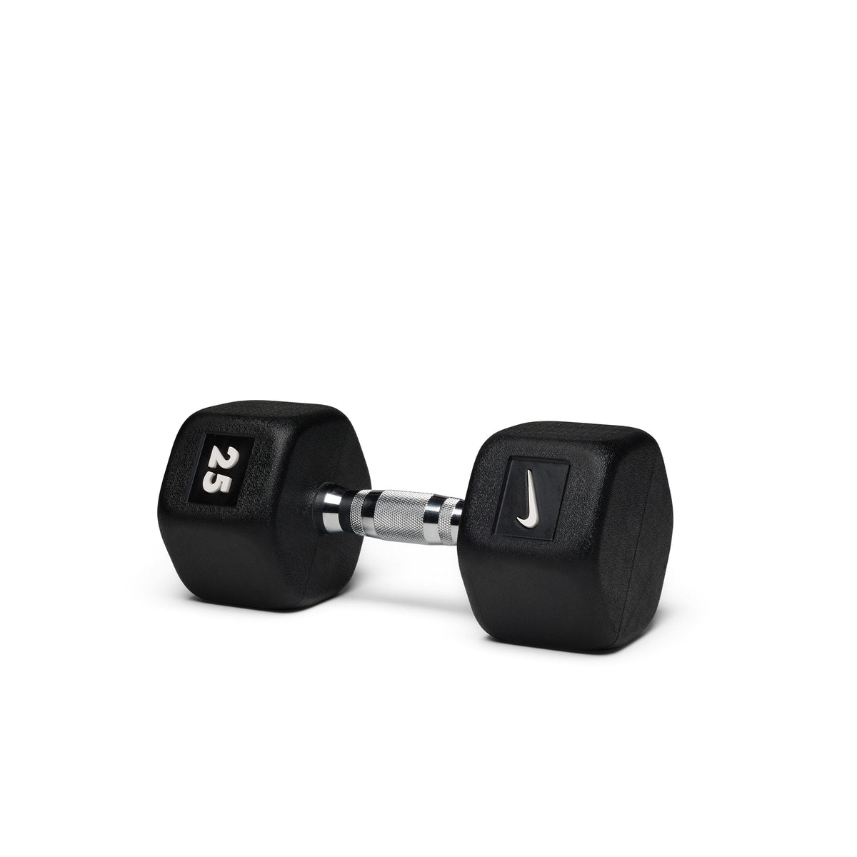 25lb DRDL hex dumbbell with textured grip and durable construction for resistance training and muscle building.