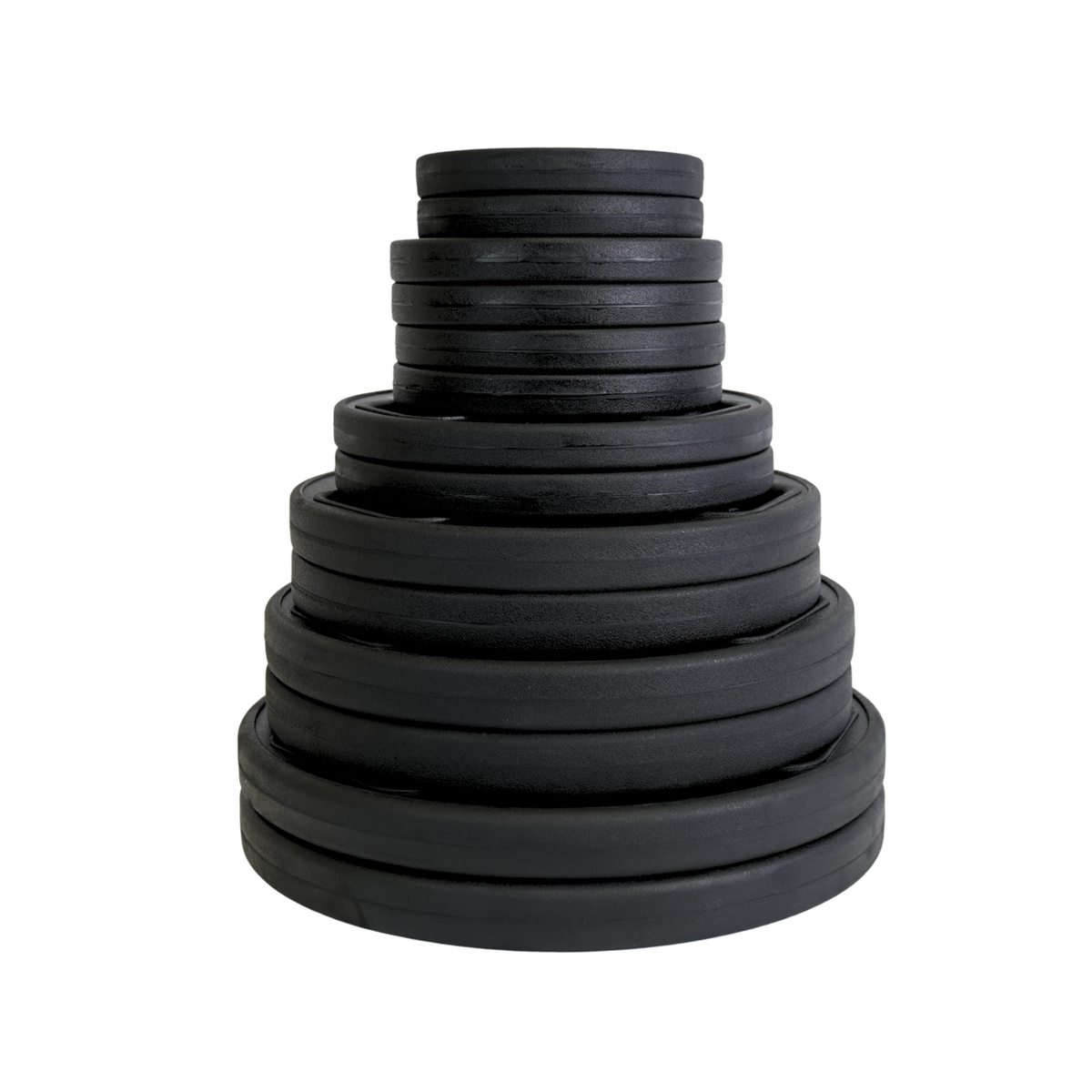 ONYX Virgin Rubber Olympic Plate - 255lbs Set