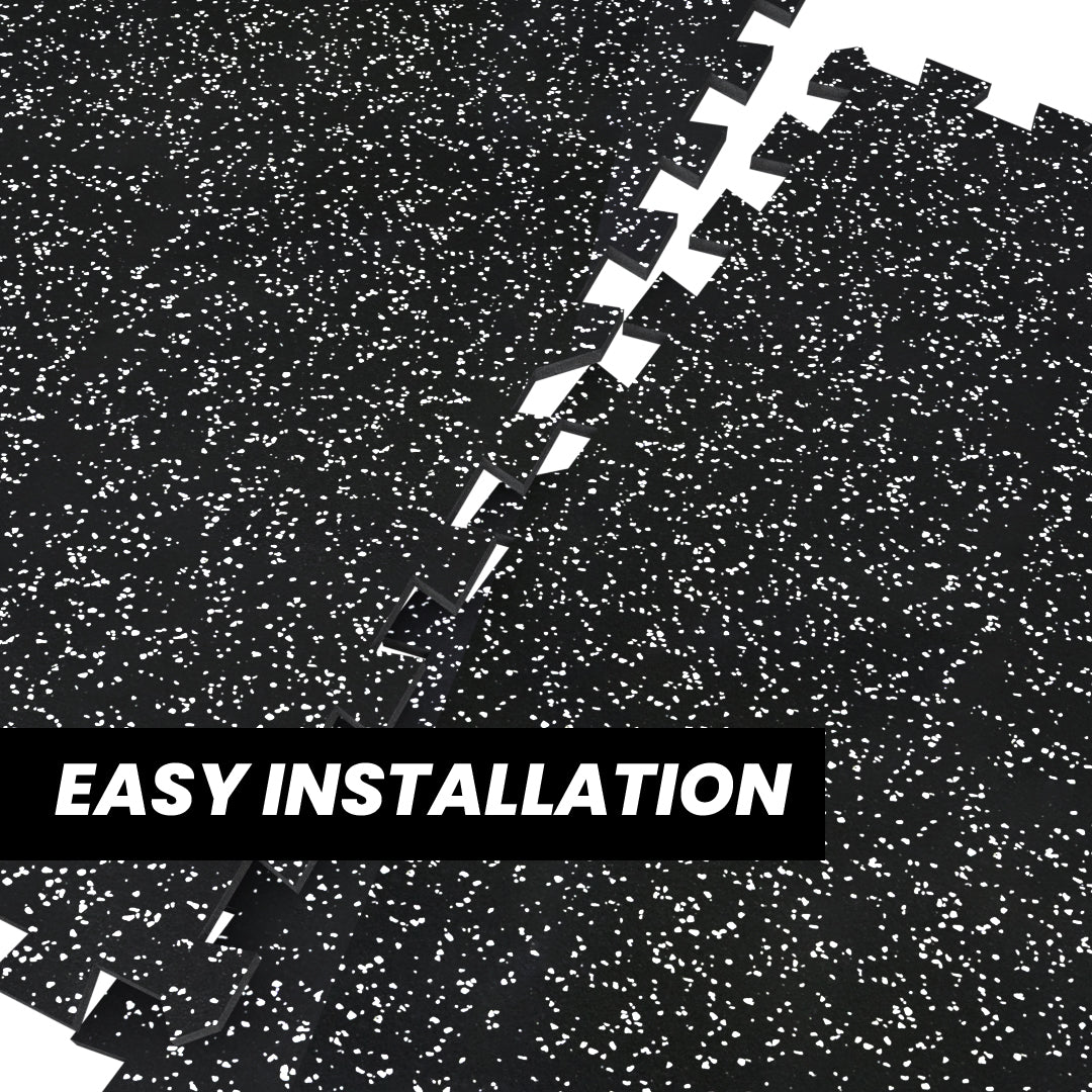 Gorilla 2 x 2 8mm Interlocking Rubber Tile - Gray - Single or 12 Pack