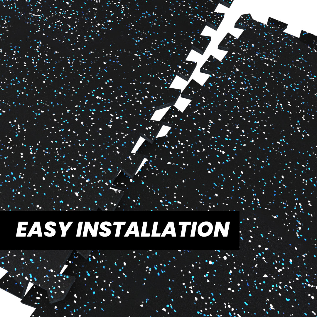 Gorilla 2 x 2 8mm Interlocking Rubber Tile - Blue Jay - Single or 12 Pack