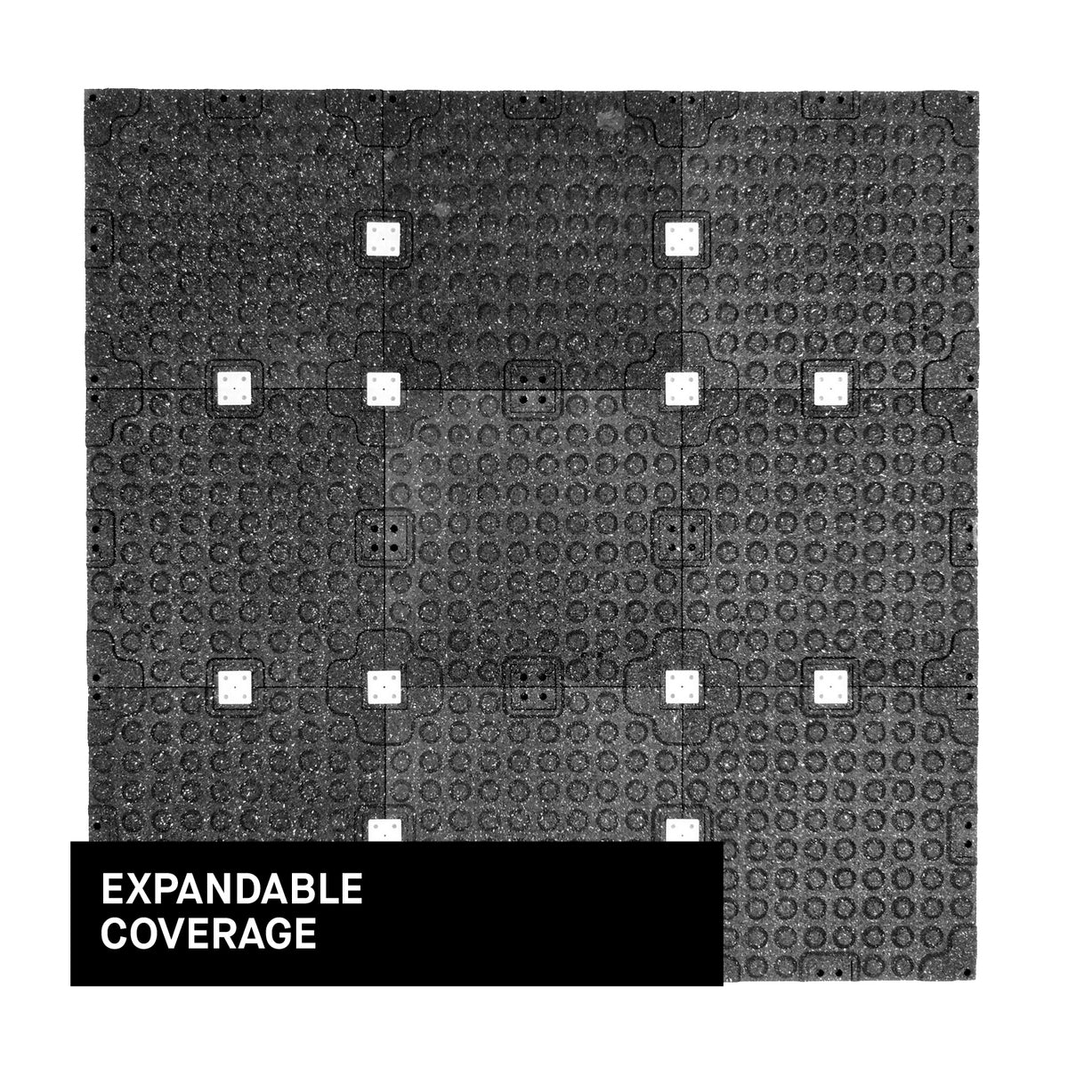 Gorilla Tile - 20" x 20" 20mm Arctic Grey with 2.5 Connectors