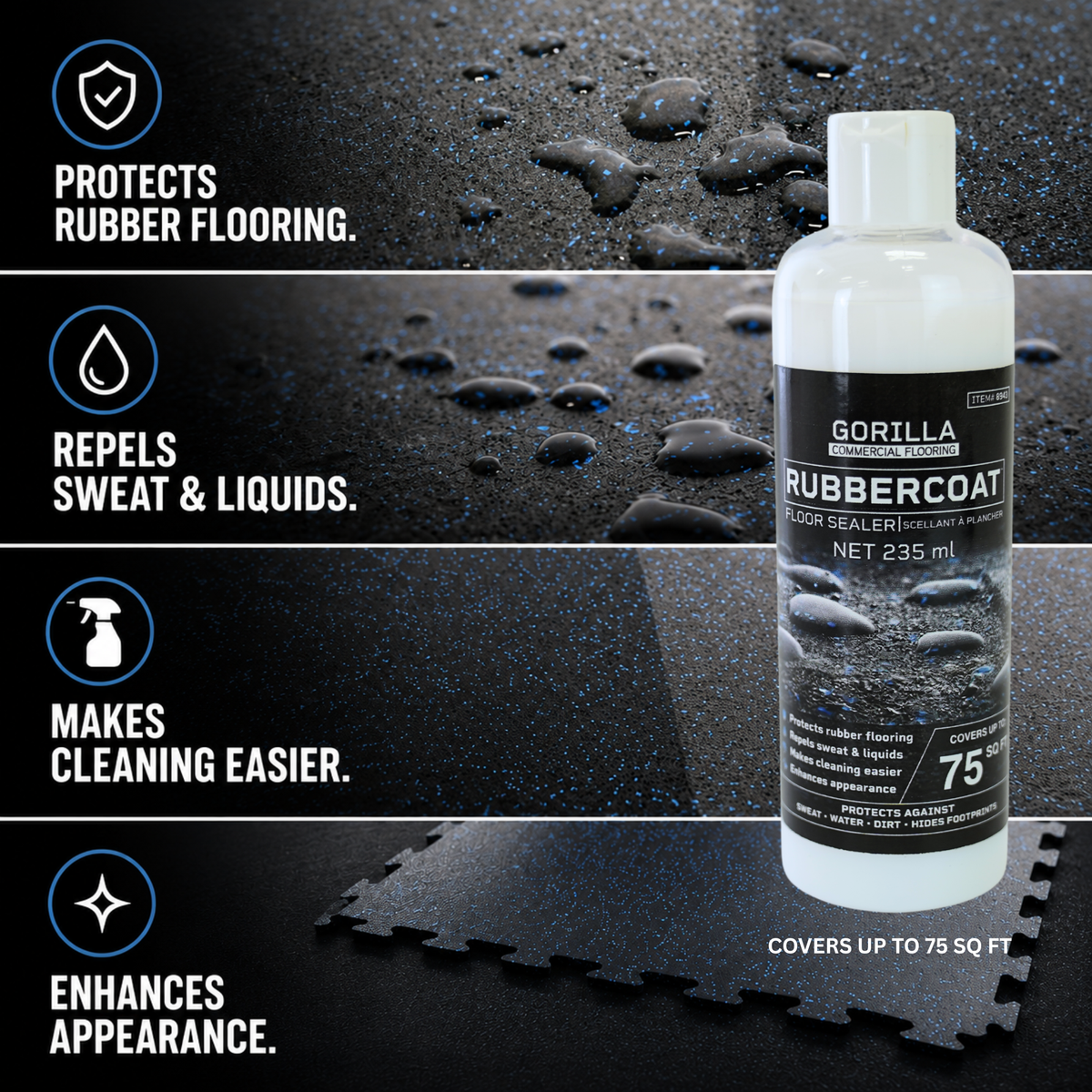 Gorilla Rubbercoat Rubber Floor Sealer - 235ml