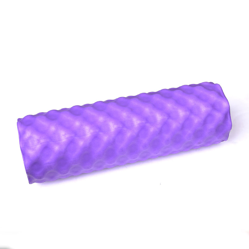 iFit - 18” Personal Massage Foam Roller (PURPLE) with Professional Exercise Chart