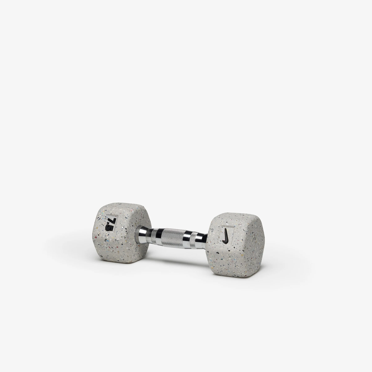 Nike Wolf Grey Dumbbell 2.5-22.5lbs Set with Rack