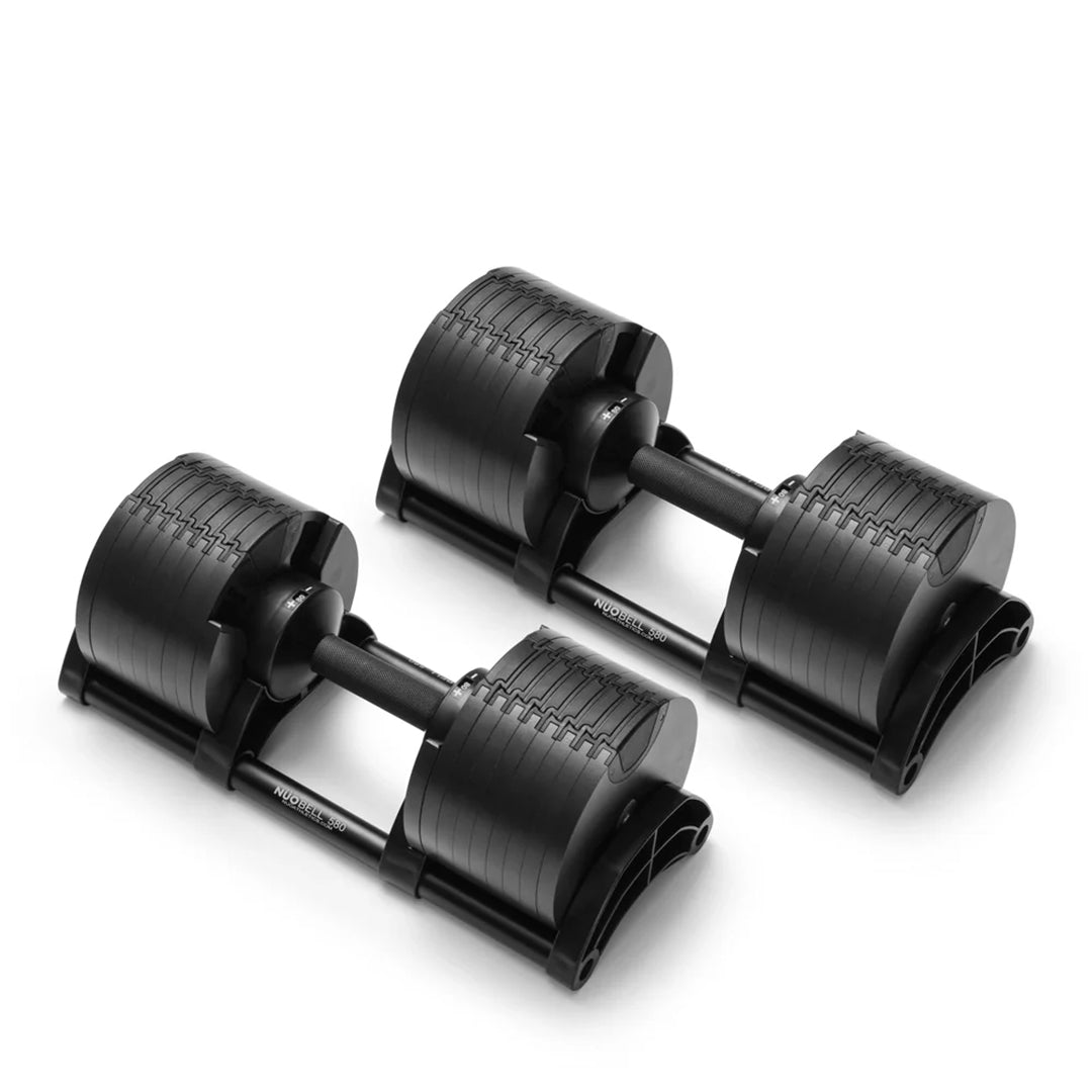 NUOBELL 580 Black - Adjustable Dumbbell Pair