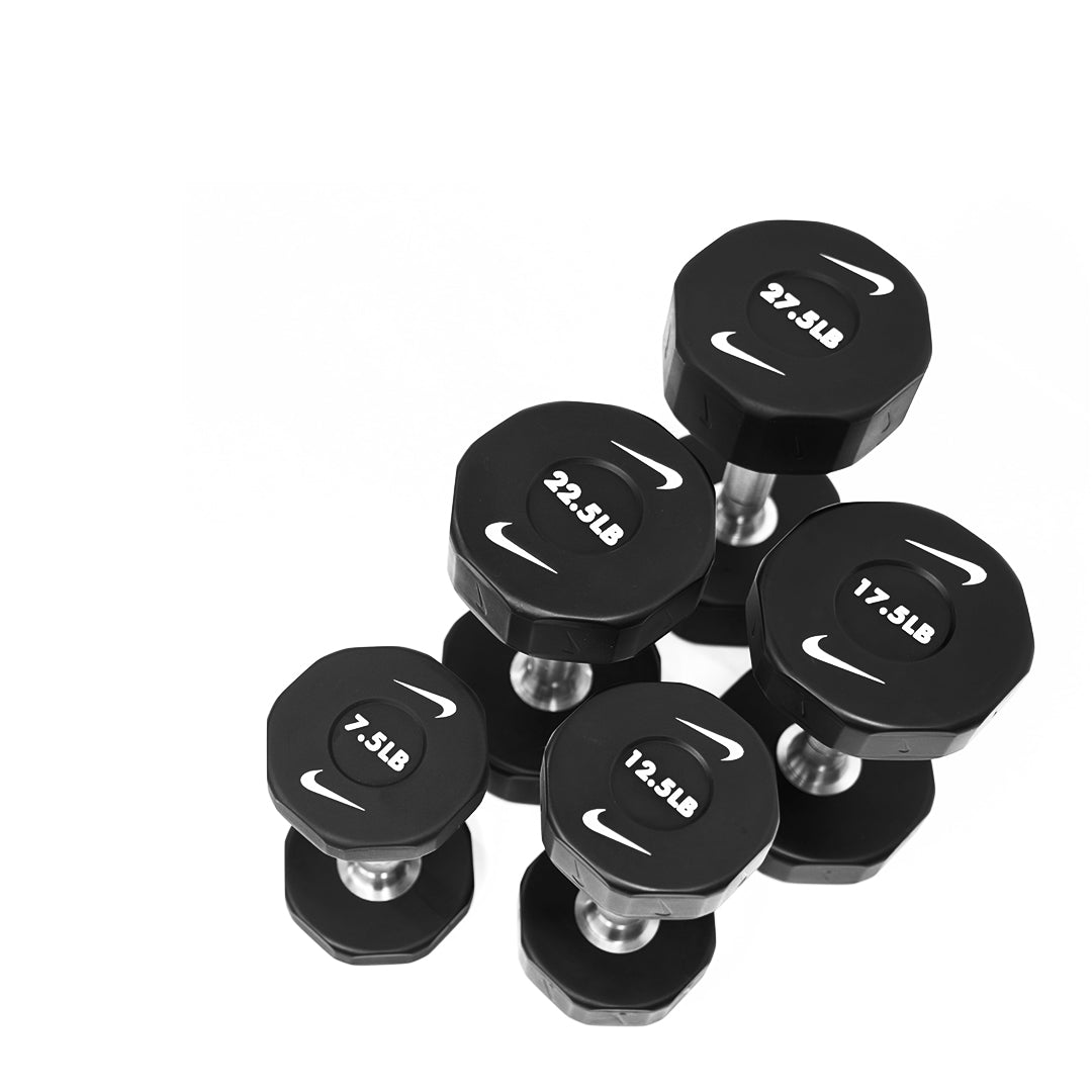 Nike Strength Pro Urethane Dumbbell 7.5-27.5LB Increment Set