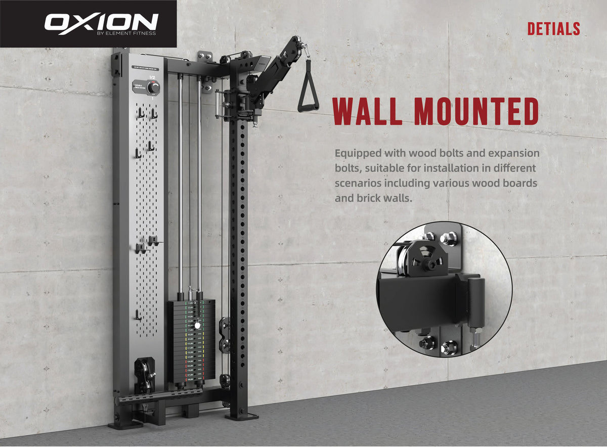 Element Oxion - 1 Pro Wall Mounted Functional Trainer Rack