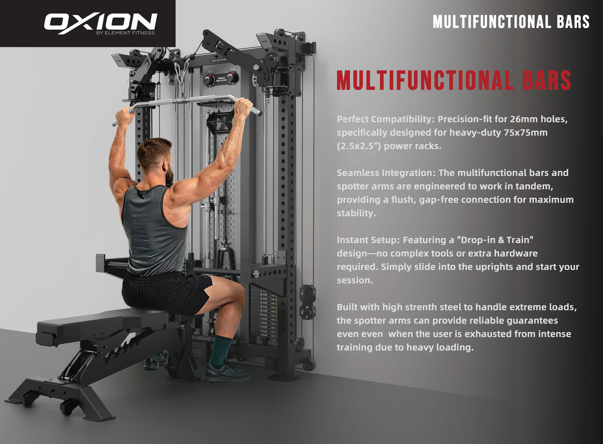 Element Oxion - 3 Pro Wall Mounted Functional Trainer Rack
