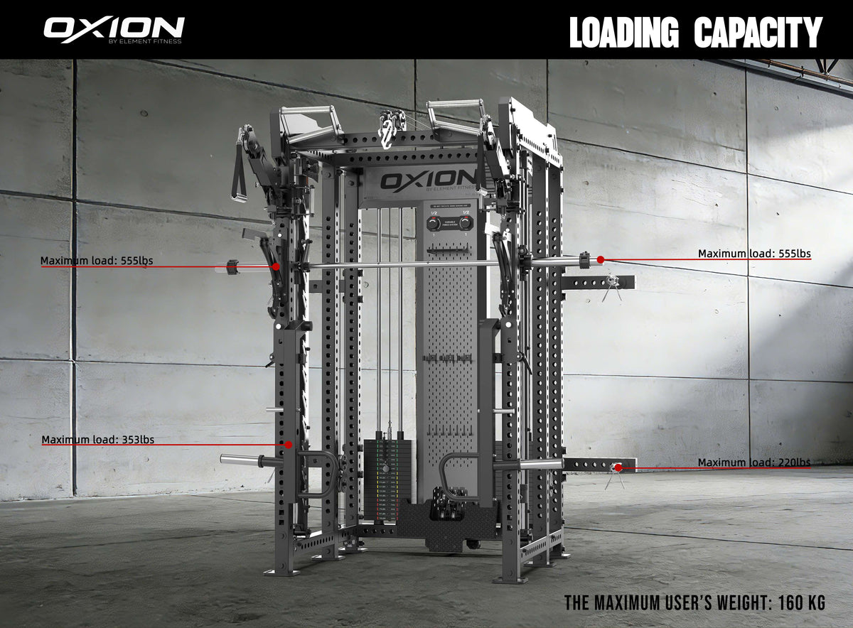 Element Oxion - 9 Pro All in One Functional Trainer Rack