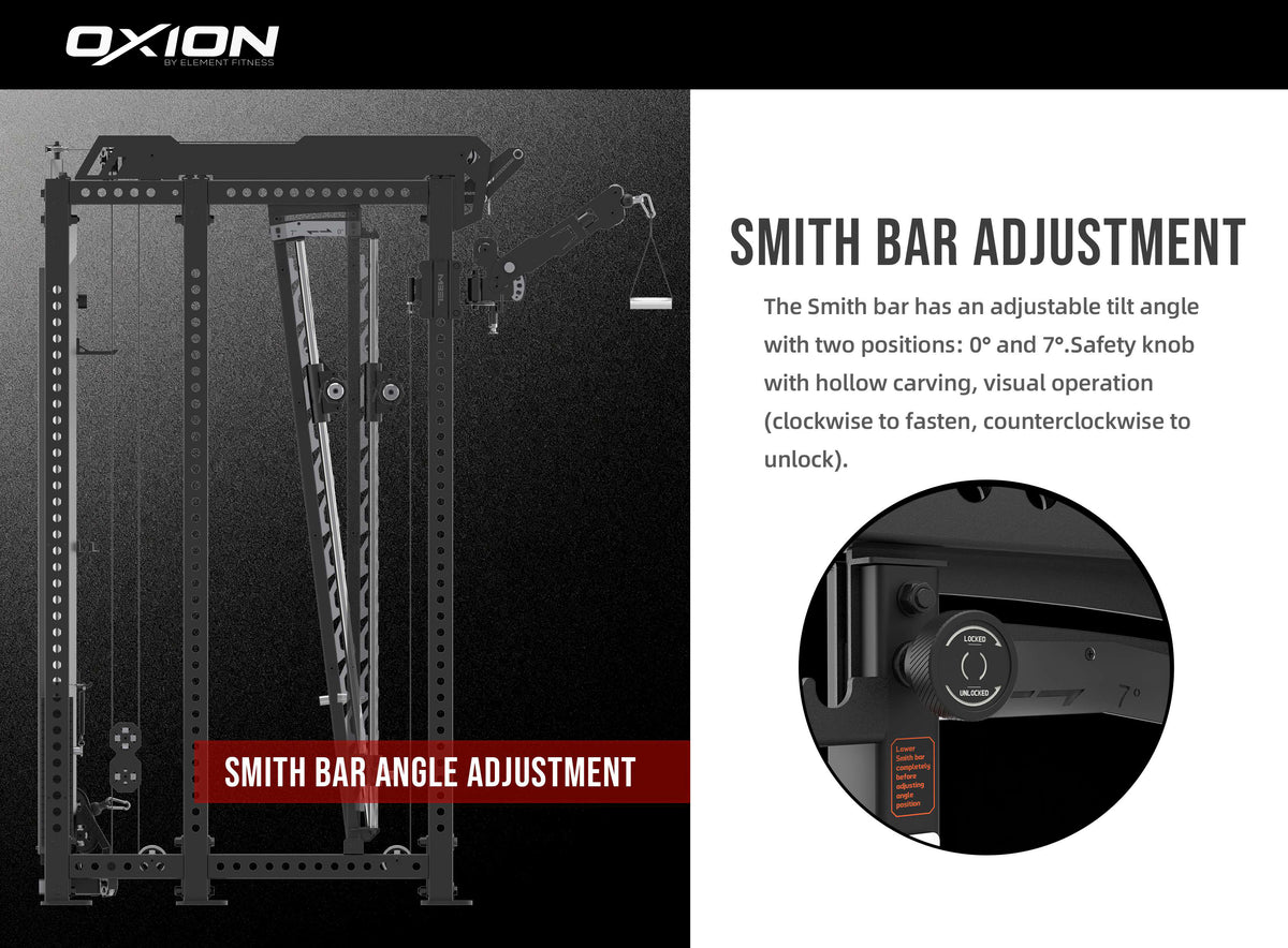 Element Oxion - 9 Pro All in One Functional Trainer Rack