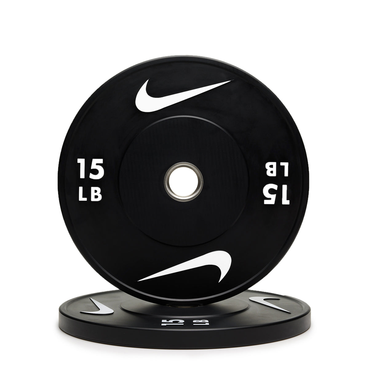 Nike Rubber Bumper Plates - Black/White
