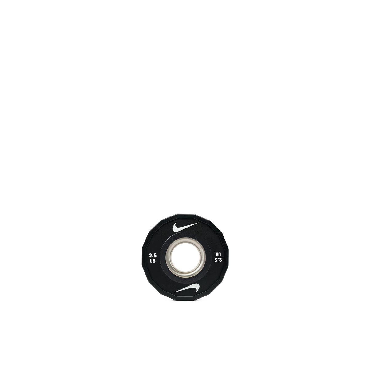2.5lb Nike Strength Pro urethane weight plate with premium construction for Olympic lifting and strength training.
