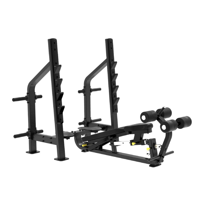 Element Fitness - BLACK IRON - Banc olympique multi-réglable 7041