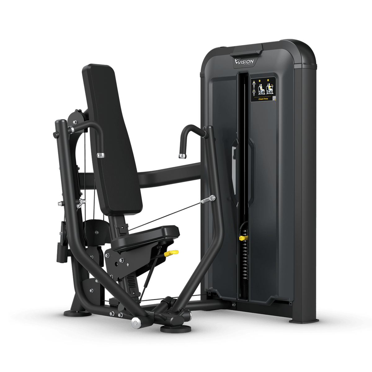 Vision Fitness - Keystone SL13 Converging Chest Press with Rep Counter and Increment Weight