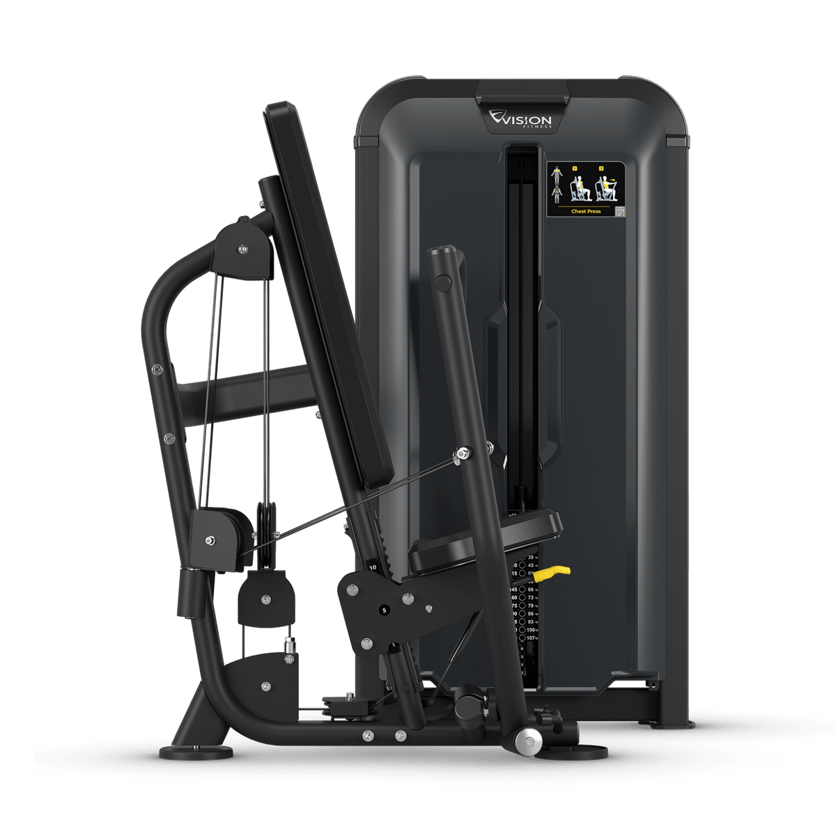 Vision Fitness - Keystone SL13 Converging Chest Press with Rep Counter and Increment Weight