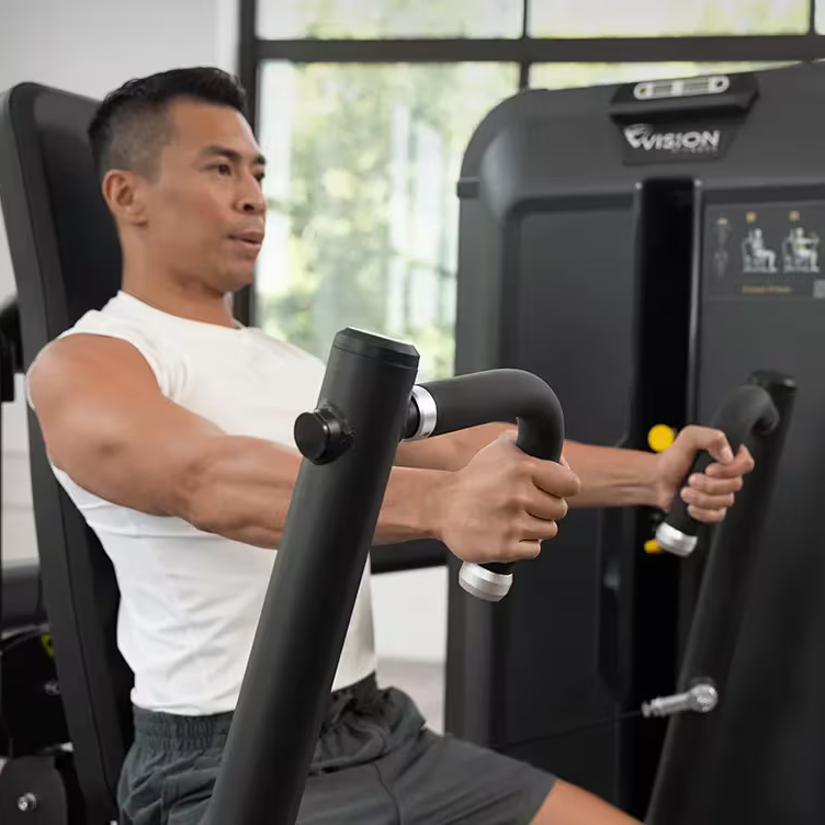 Vision Fitness - Keystone SL13 Converging Chest Press with Rep Counter and Increment Weight
