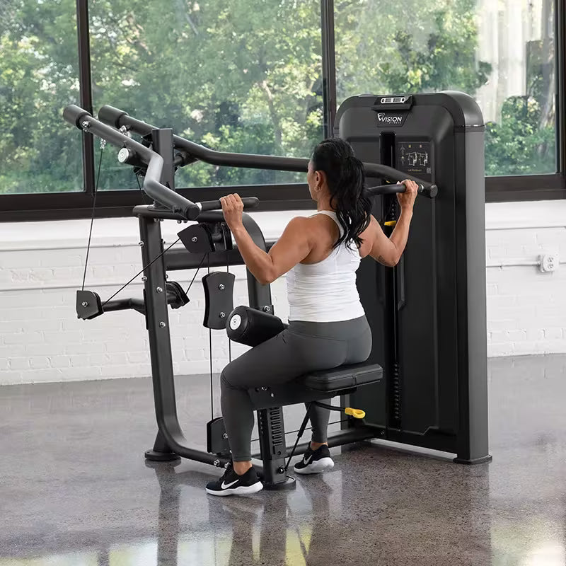 Vision Fitness - Keystone SL23 Diverging Lat Pulldown with Rep Counter and Increment Weight