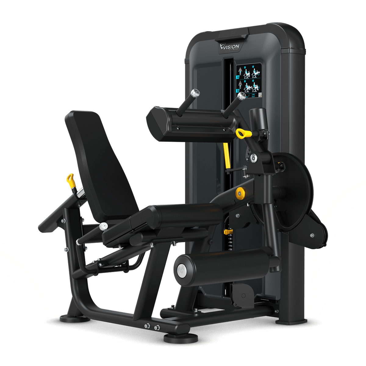 Vision Fitness - Keystone SL711 Leg Extension / Leg Curl avec compteur de répétitions et incréments de poids