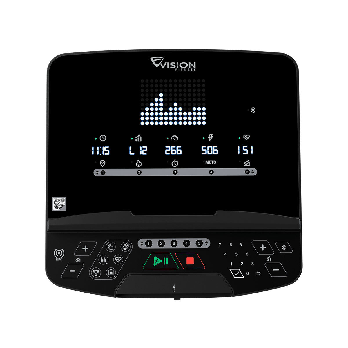 Vision Fitness - Summit Stairclimber with DLED Console